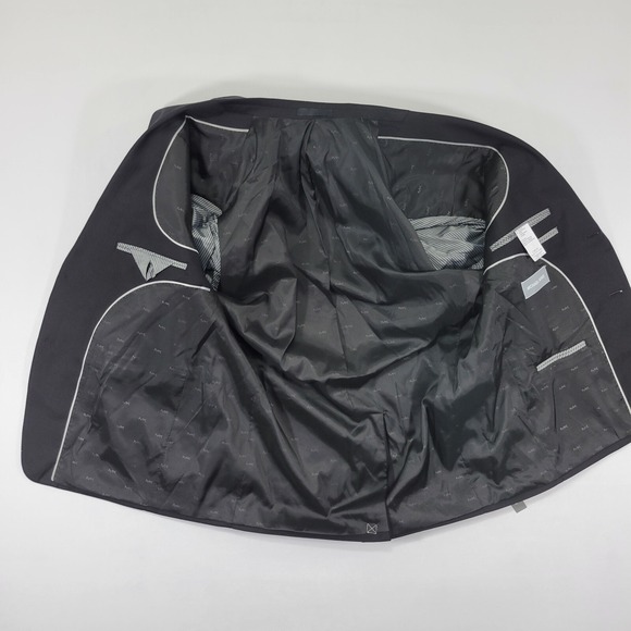 Michael Kors Kaplan Men's Sport Coat Blazer Two Button Black Twill Wool 40S NEW - Picture 16 of 16